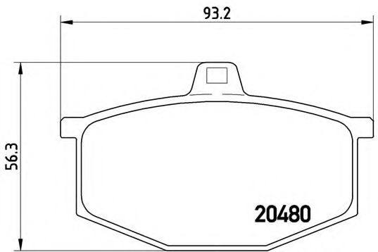 BREMBO P 68 005 Тормозные колодки для RENAULT LE CAR (Рено Лэ cар) BREMBO P 68 005 Тормозные колодки для RENAULT LE CAR (Рено Лэ cар)