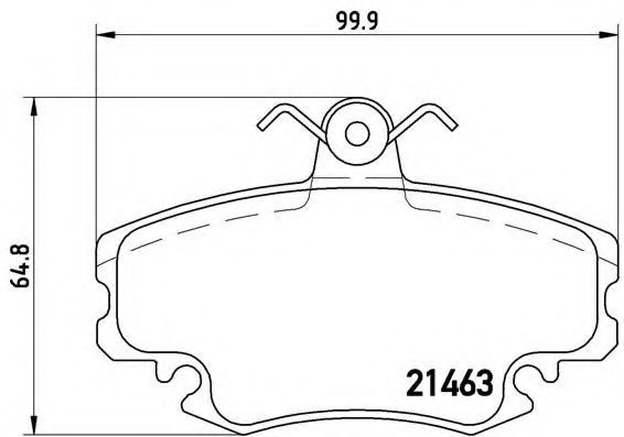 BREMBO P 68 008 Тормозные колодки для RENAULT FUEGO (Рено Фуэго) BREMBO P 68 008 Тормозные колодки для RENAULT FUEGO (Рено Фуэго)