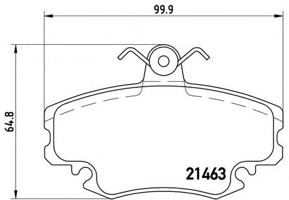BREMBO P 68 038 Тормозные колодки для RENAULT FUEGO (Рено Фуэго) BREMBO P 68 038 Тормозные колодки для RENAULT FUEGO (Рено Фуэго)