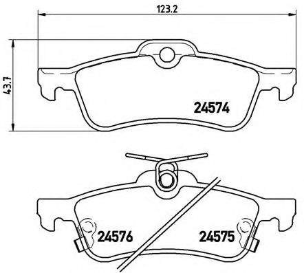 BREMBO P 83 087 Тормозные колодки для DAIHATSU CHARADE (Дайхатсу Чарадэ) BREMBO P 83 087 Тормозные колодки для DAIHATSU CHARADE (Дайхатсу Чарадэ)