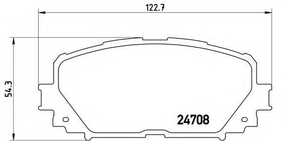 BREMBO P 83 101 Тормозные колодки для DAIHATSU CHARADE (Дайхатсу Чарадэ) BREMBO P 83 101 Тормозные колодки для DAIHATSU CHARADE (Дайхатсу Чарадэ)