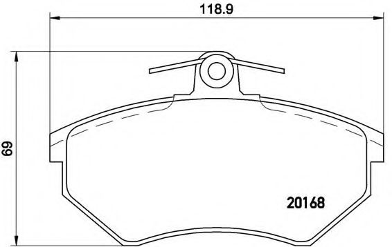 BREMBO P 85 011 Тормозные колодки для SEAT TOLEDO (Сеат Толэдо) BREMBO P 85 011 Тормозные колодки для SEAT TOLEDO (Сеат Толэдо)