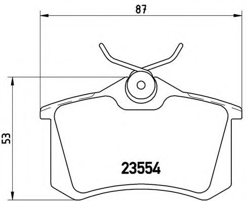 BREMBO P 85 020 Тормозные колодки для VOLKSWAGEN (Фольксваген) BREMBO P 85 020 Тормозные колодки для VOLKSWAGEN (Фольксваген)