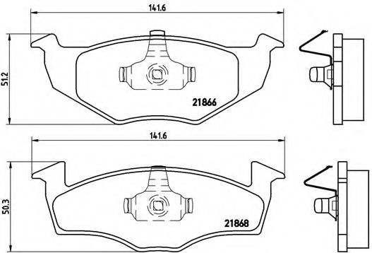 BREMBO P 85 025 Тормозные колодки для VOLKSWAGEN GOL (Фольксваген Гол) BREMBO P 85 025 Тормозные колодки для VOLKSWAGEN GOL (Фольксваген Гол)