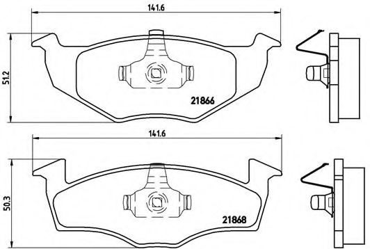 BREMBO P 85 031 Тормозные колодки для SEAT TOLEDO (Сеат Толэдо) BREMBO P 85 031 Тормозные колодки для SEAT TOLEDO (Сеат Толэдо)