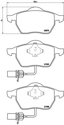BREMBO P 85 037 Тормозные колодки для VOLKSWAGEN (Фольксваген) BREMBO P 85 037 Тормозные колодки для VOLKSWAGEN (Фольксваген)