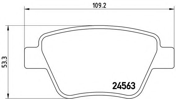 BREMBO P 85 114 Тормозные колодки для SEAT ALTEA (Сеат Алтэа) BREMBO P 85 114 Тормозные колодки для SEAT ALTEA (Сеат Алтэа)