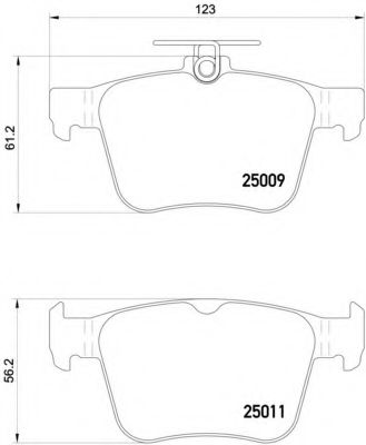 BREMBO P 85 124 Тормозные колодки для VOLKSWAGEN (Фольксваген) BREMBO P 85 124 Тормозные колодки для VOLKSWAGEN (Фольксваген)