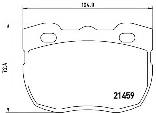 BREMBO P 99 001 Тормозные колодки для LAND ROVER DEFENDER (Ленд ровер/лэнд ровер Дэфэндэр) BREMBO P 99 001 Тормозные колодки для LAND ROVER DEFENDER (Ленд ровер/лэнд ровер Дэфэндэр)