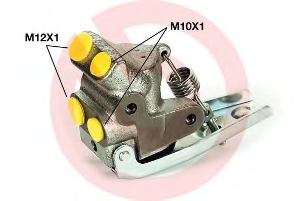 BREMBO R 61 015 Регулятор тормозных сил для PEUGEOT 106 II (Пежо 106 2) BREMBO R 61 015 Регулятор тормозных сил для PEUGEOT 106 II (Пежо 106 2)