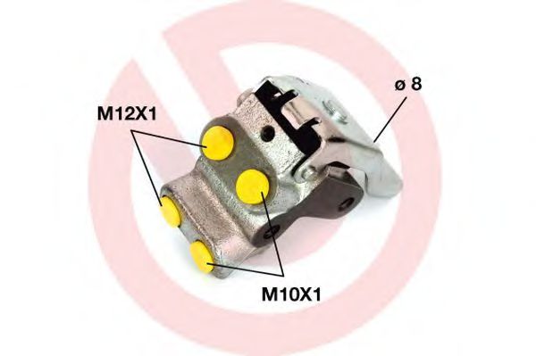 BREMBO R 68 010 Регулятор тормозных сил для RENAULT SUPER 5 (Рено Супэр 5) BREMBO R 68 010 Регулятор тормозных сил для RENAULT SUPER 5 (Рено Супэр 5)