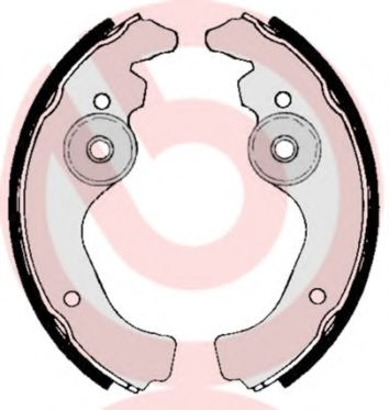 BREMBO S 23 502 Тормозные колодоки для FIAT 500 (Фиат 500) BREMBO S 23 502 Тормозные колодоки для FIAT 500 (Фиат 500)