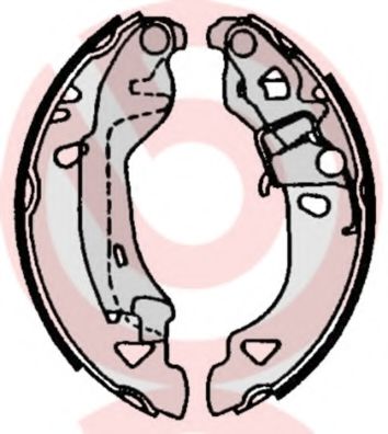 BREMBO S 23 513 Тормозные колодоки для FIAT BRAVA (Фиат Брава) BREMBO S 23 513 Тормозные колодоки для FIAT BRAVA (Фиат Брава)