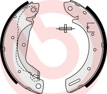 BREMBO S 23 577 Тормозные колодоки для NISSAN MISTRAL (Ниссан Мистрал) BREMBO S 23 577 Тормозные колодоки для NISSAN MISTRAL (Ниссан Мистрал)