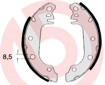 BREMBO S 24 504 Тормозные колодоки для FORD FIESTA (Форд Фиэста) BREMBO S 24 504 Тормозные колодоки для FORD FIESTA (Форд Фиэста)