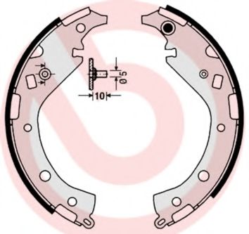 BREMBO S 83 549 Тормозные колодоки для TOYOTA (Тойота/тоета) BREMBO S 83 549 Тормозные колодоки для TOYOTA (Тойота/тоета)