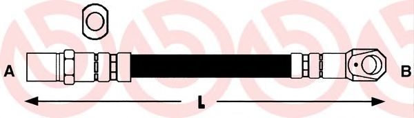 BREMBO T 23 171 Тормозной шланг для LANCIA (Лансиа/лянча) BREMBO T 23 171 Тормозной шланг для LANCIA (Лансиа/лянча)