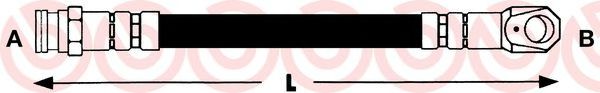 BREMBO T 23 172 Тормозной шланг для LANCIA (Лансиа/лянча) BREMBO T 23 172 Тормозной шланг для LANCIA (Лансиа/лянча)