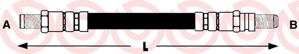 BREMBO T 24 009 Тормозной шланг для FORD (Форд) BREMBO T 24 009 Тормозной шланг для FORD (Форд)