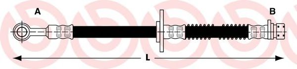BREMBO T 52 027 Тормозной шланг для ROVER (Ровер) BREMBO T 52 027 Тормозной шланг для ROVER (Ровер)