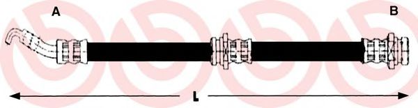 BREMBO T 54 012 Тормозной шланг для MITSUBISHI LIBERO V (Митсубиши/митсубиси Либэро v) BREMBO T 54 012 Тормозной шланг для MITSUBISHI LIBERO V (Митсубиши/митсубиси Либэро v)