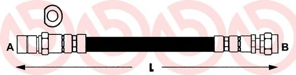 BREMBO T 59 012 Тормозной шланг для OPEL TIGRA (Опель Тигра) BREMBO T 59 012 Тормозной шланг для OPEL TIGRA (Опель Тигра)