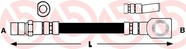 BREMBO T 59 037 Тормозной шланг для OPEL KADETT E COMBO (Опель Кадэтт э комбо)