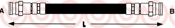 BREMBO T 61 012 Тормозной шланг для CITROëN (Cитроëн) BREMBO T 61 012 Тормозной шланг для CITROëN (Cитроëн)