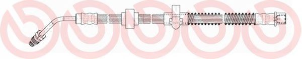 BREMBO T 61 060 Тормозной шланг для CITROËN C6 (CитроËн C6) BREMBO T 61 060 Тормозной шланг для CITROËN C6 (CитроËн C6)