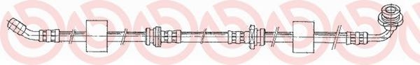 BREMBO T 79 009 Тормозной шланг для SUZUKI X-90 (Сузуки X-90) BREMBO T 79 009 Тормозной шланг для SUZUKI X-90 (Сузуки X-90)