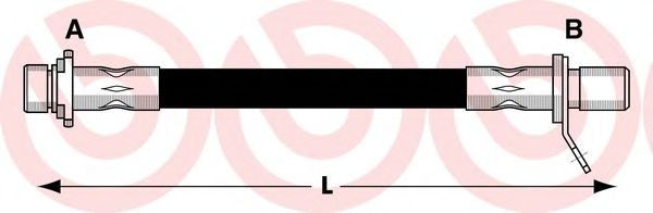 BREMBO T 83 012 Тормозной шланг 