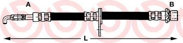 BREMBO T 83 047 Тормозной шланг для TOYOTA (Тойота/тоета) BREMBO T 83 047 Тормозной шланг для TOYOTA (Тойота/тоета)