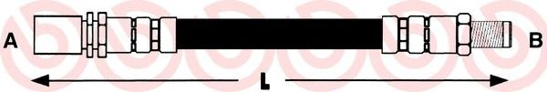 BREMBO T 83 074 Тормозной шланг для TOYOTA TARAGO (Тойота/тоета Тараго) BREMBO T 83 074 Тормозной шланг для TOYOTA TARAGO (Тойота/тоета Тараго)