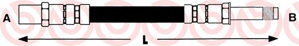 BREMBO T 85 033 Тормозной шланг для SEAT ALHAMBRA (Сеат Альхамбра) BREMBO T 85 033 Тормозной шланг для SEAT ALHAMBRA (Сеат Альхамбра)