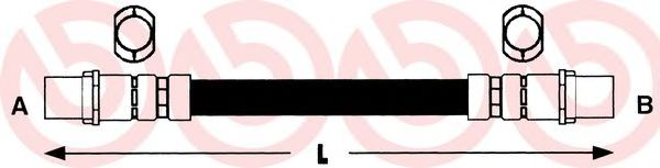 BREMBO T 85 064 Тормозной шланг для AUDI (Ауди) BREMBO T 85 064 Тормозной шланг для AUDI (Ауди)
