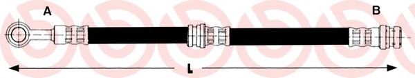 BREMBO T 86 002 Тормозной шланг для VOLVO S40 I (Вольво С40 и) BREMBO T 86 002 Тормозной шланг для VOLVO S40 I (Вольво С40 и)