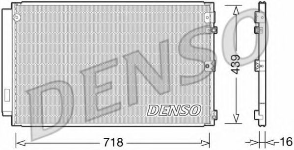 DENSO DCN51011 Конденсатор, кондиционер для LEXUS LS (Лексус Лс) DENSO DCN51011 Конденсатор, кондиционер для LEXUS LS (Лексус Лс)