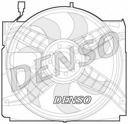 DENSO DER05004 Вентилятор, охлаждение двигателя для BMW (Бмв) DENSO DER05004 Вентилятор, охлаждение двигателя для BMW (Бмв)