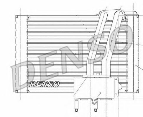 DENSO DEV07005 Испаритель, кондиционер для CITROËN JUMPY (CитроËн Джампи) DENSO DEV07005 Испаритель, кондиционер для CITROËN JUMPY (CитроËн Джампи)