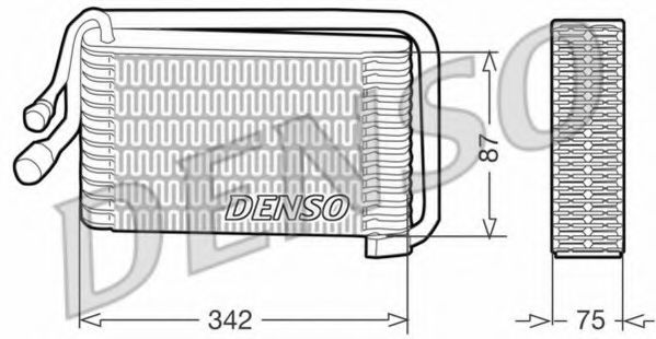 DENSO DEV09001 Испаритель, кондиционер для FIAT TEMPRA (Фиат Тэмпра) DENSO DEV09001 Испаритель, кондиционер для FIAT TEMPRA (Фиат Тэмпра)