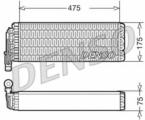 DENSO DEV12003 Испаритель, кондиционер для IVECO STRALIS (Ивеко Стралис) DENSO DEV12003 Испаритель, кондиционер для IVECO STRALIS (Ивеко Стралис)