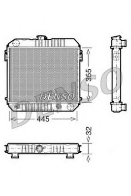 DENSO DRM20002 Радиатор, охлаждение двигателя для OPEL MANTA B CC (Опель Манта б cc) DENSO DRM20002 Радиатор, охлаждение двигателя для OPEL MANTA B CC (Опель Манта б cc)