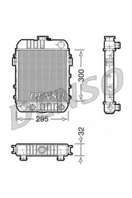 DENSO DRM20061 Радиатор, охлаждение двигателя для OPEL (Опель) DENSO DRM20061 Радиатор, охлаждение двигателя для OPEL (Опель)