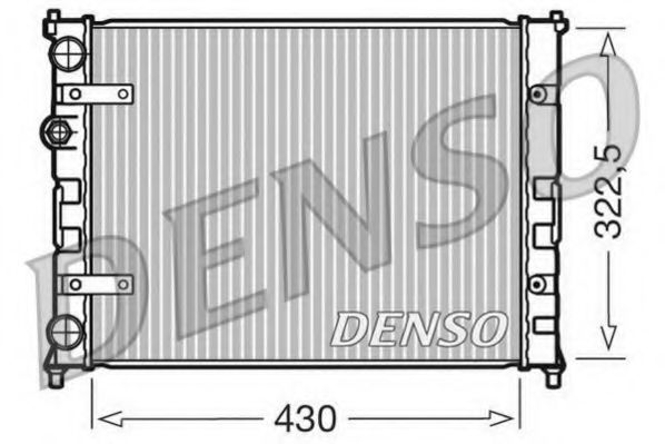 DENSO DRM26007 Радиатор, охлаждение двигателя для VOLKSWAGEN DERBY (Фольксваген Дэрбъ) DENSO DRM26007 Радиатор, охлаждение двигателя для VOLKSWAGEN DERBY (Фольксваген Дэрбъ)