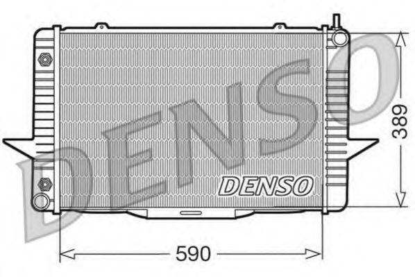 DENSO DRM33067 Радиатор, охлаждение двигателя 