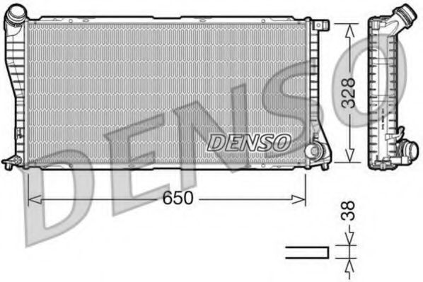 DENSO DRM05002 Радиатор, охлаждение двигателя для BMW (Бмв) DENSO DRM05002 Радиатор, охлаждение двигателя для BMW (Бмв)