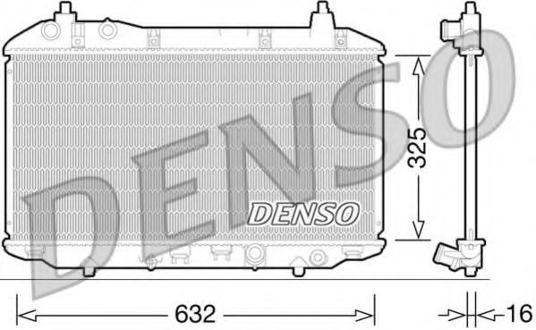 DENSO DRM40031 Радиатор, охлаждение двигателя 