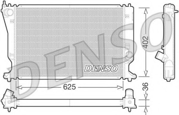 DENSO DRM50073 Радиатор, охлаждение двигателя для TOYOTA (Тойота/тоета) DENSO DRM50073 Радиатор, охлаждение двигателя для TOYOTA (Тойота/тоета)