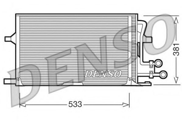 DENSO DCN10003 Конденсатор, кондиционер для FORD MONDEO (Форд Мондэо) DENSO DCN10003 Конденсатор, кондиционер для FORD MONDEO (Форд Мондэо)