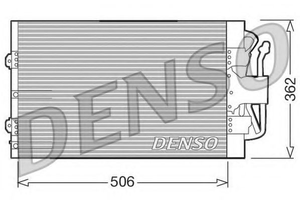 DENSO DCN10004 Конденсатор, кондиционер для FORD FIESTA (Форд Фиэста) DENSO DCN10004 Конденсатор, кондиционер для FORD FIESTA (Форд Фиэста)